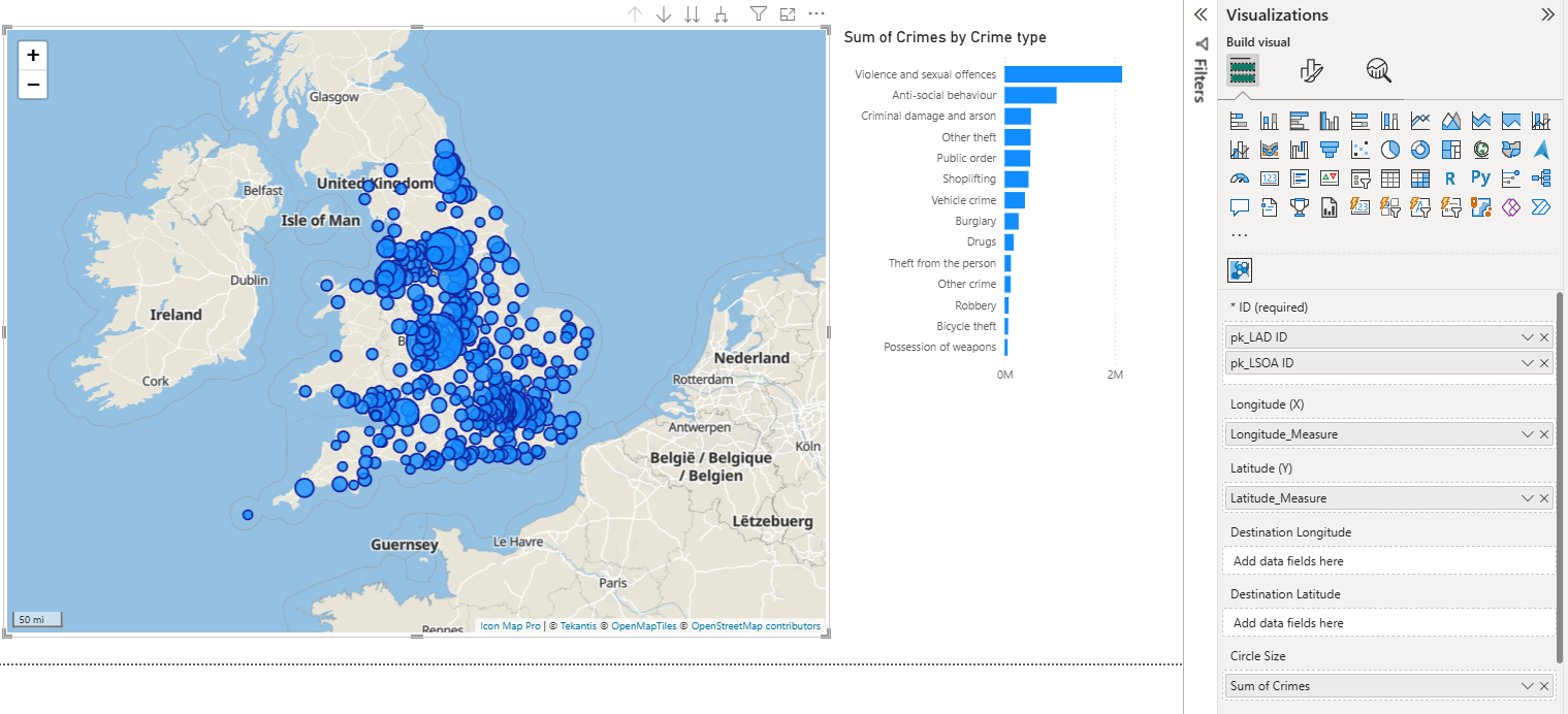 Icon Map Pro configured